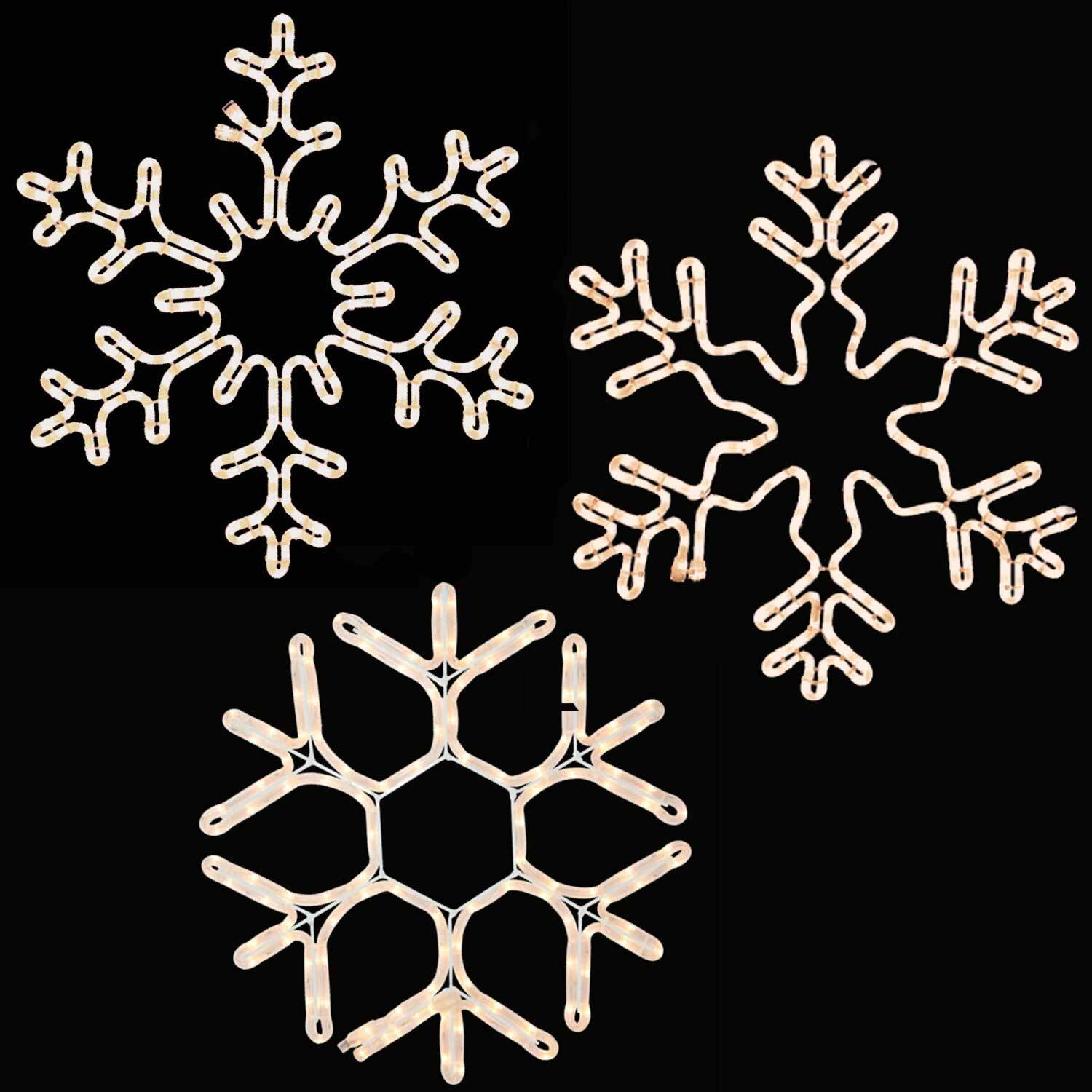 LED Snowflake Motifs & Garden Sparklers LED Snowflake Motifs & Garden Sparklers