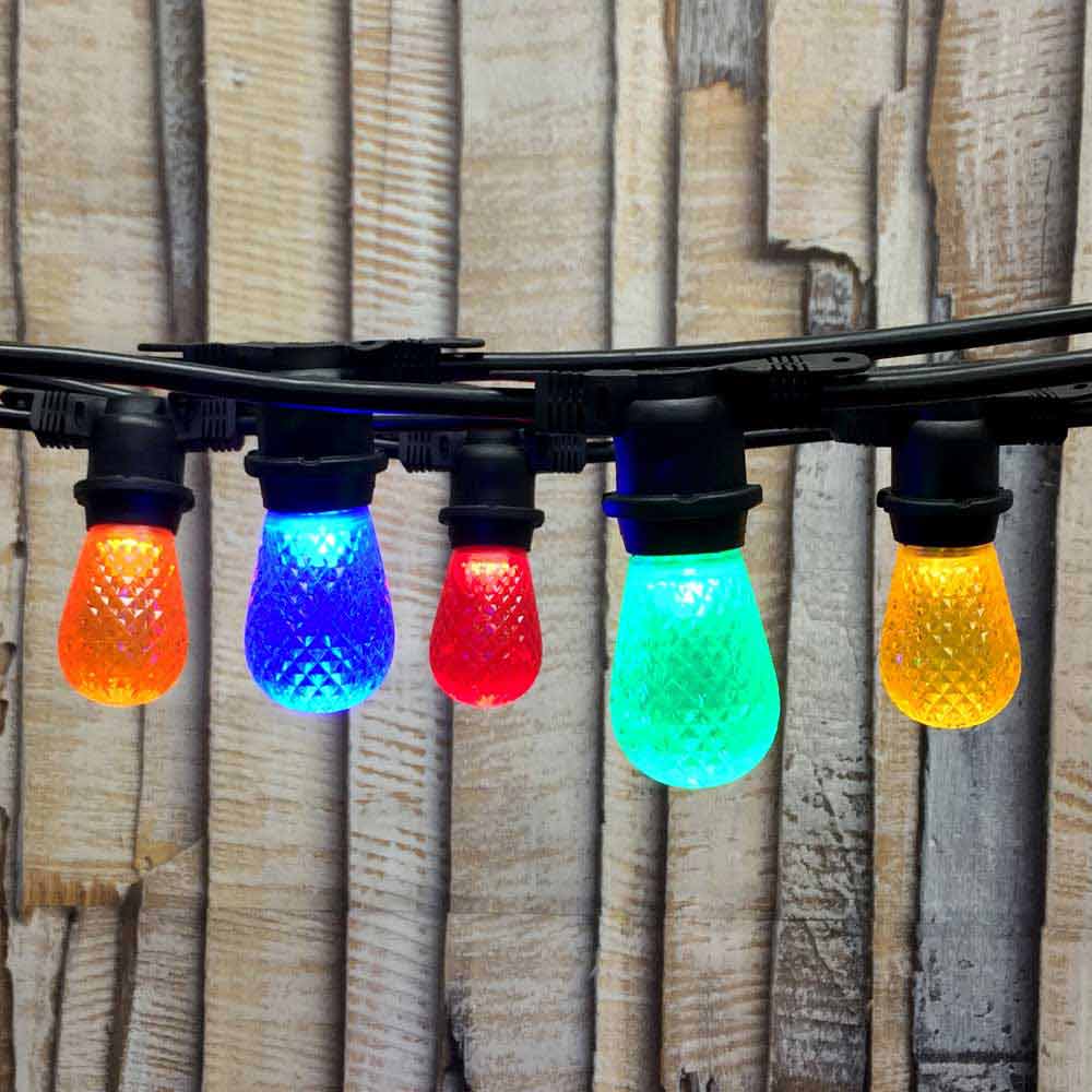 LED String Light Bulbs,Shatterproof Outdoor String S14 Light Bulb,Waterproof
