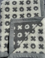 Hugs & Kisses XO Grey Reversible Chappywrap 