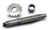 Robinson Industries Heavy Duty Output Shaft Suzuki Hayabusa (99-21), motorcycle transmission output shaft with sprocket and bearing.