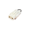 Schnitz Racing Schnitz Kickstand Switch Eliminator for Kawasaki ZX-14R (06-26) and ZX10R (08-09), white electrical switch with wiring for motorcycle kickstand safety switch replacement.