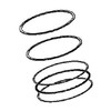 Kawasaki OEM Piston Ring Set Kawasaki ZX14 (12-25), image of multiple piston rings arranged vertically.