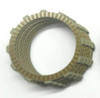 Kawasaki OEM Clutch Plate Kit Fibers Only Kawasaki ZX10R (04-24), image of a circular clutch plate set with multiple fiber plates stacked together. Kawasaki OEM Clutch Plate Kit Fibers Only Kawasaki ZX10R (04-24), image of a circular clutch plate set with multiple fiber plates stacked together.