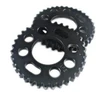 APE Adjustable Cam Sprockets Suzuki GSXR1000 (01-16) GSXR750 (00-25) GSXR600 (01-25), black metal sprockets with teeth for motorcycle camshaft timing adjustment.