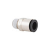 Schnitz Racing Schnitz Air Fitting Straight 1/4 inch NPT x 3/8 inch Line, durable and high-quality pneumatic fitting for air hoses.