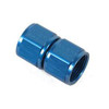 Schnitz Racing Schnitz Fitting Coupler -3an Blue, blue anodized aluminum fuel fitting coupler for high-performance automotive applications