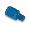 Schnitz Fitting -3an Female Swivel x 1/8" NPT Male Blue