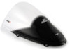 Puig Racing Windscreen Kawasaki ZX14R (06-25), image of a sleek, aerodynamic motorcycle windscreen with a white and black finish designed for Kawasaki ZX14R models from 2006 to 2026.
