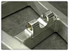 DME Aluminum Swingarm Kawasaki ZX10R (11-15), silver anodized motorcycle swingarm with precision welds for Kawasaki ZX10R model.