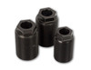 Ironless Innovations Aluminum Engine Mount Frame Inserts Suzuki Hayabusa (99-26), black aluminum engine mount frame inserts.