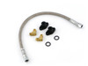 Brocks Performance Brocks Oil Cooler Removal Kit Suzuki GSXR1000 (07-08), includes braided oil line, fittings, and mounting hardware for motorcycle oil cooler removal.