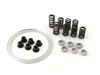 Brocks Performance Brocks Clutch Cushion Kit Kawasaki ZX10R (04-26), clutch cushion kit with springs, rubber spacers, and a metal ring for motorcycle clutch repair.