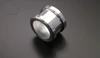 DME Rear Brake Eliminator Spacer, cylindrical metal motorcycle part with smooth surface and machined edges for Suzuki Hayabusa and GSXR1000 models.