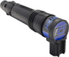 Dynatek Coil on Plug Stick Coil Kawasaki EX650 (10-12), Versys 650 (11-12), ZR1000 (11-12), ZX1000 Ninja (11-12), - Image of a black high-performance coil on plug for Kawasaki motorcycles with a blue Dynatek logo and a connector port.