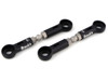 Brocks Performance Brocks Window Lowering Links Suzuki GSX1300R Hayabusa (99-26), black adjustable lowering links for motorcycle window adjustment.