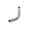 Schnitz Racing Schnitz Fitting Aluminum Elbow Curved 1/4 Line, a shiny metallic curved elbow fitting for 1/4 inch line with ribbed ends.