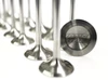 Vance & Hines Stainless Steel Intake Valves Kawasaki ZX14R, close-up of the stainless steel intake valves showing polished finish and Vance & Hines logo on the end of one valve.