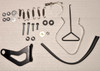 VooDoo Performance Series Half Exhaust Suzuki GSXR750 (06-07), GSXR600 (06-07) - image showing various exhaust parts, including brackets, springs, bolts, and a black exhaust pipe. VooDoo Performance Series Half Exhaust Suzuki GSXR750 (06-07), GSXR600 (06-07) - image showing various exhaust parts, including brackets, springs, bolts, and a black exhaust pipe.