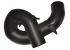 VooDoo Performance Series Half Exhaust Suzuki GSXR750 (06-07), GSXR600 (06-07), black motorcycle exhaust pipe with a curved design and mounting hooks VooDoo Performance Series Half Exhaust Suzuki GSXR750 (06-07), GSXR600 (06-07), black motorcycle exhaust pipe with a curved design and mounting hooks