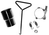 VooDoo Performance Series Slip On Exhaust Yamaha YZF-R6 (06-18), motorcycle exhaust components and mounting hardware.