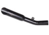 VooDoo Shorty Slip On Exhaust for Suzuki GSXR750 and GSXR600 (06-07), black slip-on motorcycle exhaust pipe.
