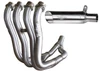 VooDoo Shorty Exhaust Suzuki GSXR1000 (05-06), polished stainless steel motorcycle exhaust system with four curved headers and a short muffler.