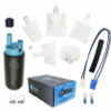 Quantum Fuel Systems Quantum Replacement Fuel Pump Kawasaki ZX6R/RR (03-06), automotive fuel pump with accessories and installation components