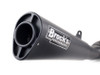 Brocks Alien Head 2 Exhaust 14" Muffler Black BMW S1000RR (15-16)