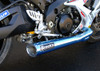 Brocks Tiwinder Full Exhaust Street Baffle Blue Suzuki GSXR1000 (07-08)