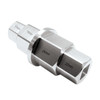 Motion Pro T6 Hex Axle Tool, metallic automotive or motorcycle axle removal tool with multiple hex sizes labeled 17mm, 19mm, 22mm, and 24mm for precise wheel maintenance.