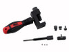 RK Excel RK Chain Breaker & Press Fit Rivet Tool, black and red hand tool with attachments for chain repair and rivet pressing.