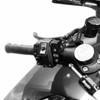 PMR Components PMR Easy Mount Stealth Tether Kill Switch, motorcycle handlebar with kill switch and control buttons.