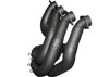 VooDoo Sidewinder Exhaust Kawasaki ZX-14R (06-25) Straight Competition Black, black motorcycle exhaust pipes with a sleek design.