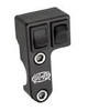 PMR Components PMR Easy Mount Stealth Toggle Switch, black switch with dual toggle buttons and mounting hole