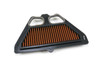 Sprint Filter Sprint Air Filter P08 Kawasaki Z900 (17-24), high-performance motorcycle air filter with a black frame and orange pleated filter material.