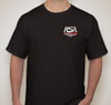 Ryan Schnitz Racing RSR Team T-Shirt, black casual T-shirt with RSR racing logo on the chest. Ryan Schnitz Racing RSR Team T-Shirt, black casual T-shirt with RSR racing logo on the chest.
