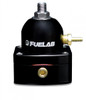 Fuelab Adjustable Fuel Pressure Regulator, Mini, EFI 25-90 PSI, Dual -6AN Inlet, Single -6AN Return