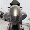 Montgomery Motorsports Carbon Fiber Stock Tail Light Suzuki Hayabusa (08-20), motorcycle rear view with carbon fiber tail light and sleek design.