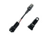 Ryan Schnitz Racing RSR Fuel Level Sensor Eliminator Harness for Kawasaki ZX-14R (06-25), Black electronic sensor with connector and wiring for motorcycle fuel system modification.