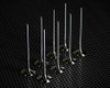 Vance & Hines Titanium Exhaust Valves Kawasaki ZX-10R (11-15), set of six sleek, high-performance titanium exhaust valves on a textured black background.