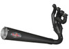 VooDoo Sidewinder Black Exhaust for Suzuki GSX1300R Hayabusa (22-25), black motorcycle exhaust with a sleek design and the VooDoo logo on the cylinder.