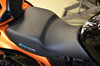 Brocks Performance Custom Corbin Seat Suzuki Hayabusa (22-25), close-up view of the black textured motorcycle seat installed on the bike.