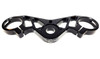 VooDoo Voodoo Top Triple Clamp Kawasaki ZX-14R (06-26), black aluminum motorcycle triple clamp for stabilizing handlebars. VooDoo Voodoo Top Triple Clamp Kawasaki ZX-14R (06-26), black aluminum motorcycle triple clamp for stabilizing handlebars.