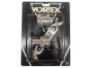 Vortex Frame Slider Base Kit, motorcycle frame slider components in sealed packaging.