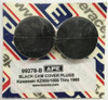 APE Cam Plugs Kawasaki KZ900-KZ1000, black cam cover plugs for motorcycle engine