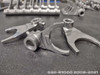 Monster Race Billet Shift Forks for Motorcycle, stainless steel billet shift forks for Suzuki GSXR1000 from 2009 to 2021.
