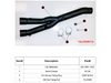 M4 Black Catalytic Converter Eliminator Kit Yamaha YZF-R1 (15-24) - Schnitz Racing