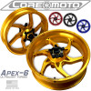 Coremoto Apex-6 Forged Aluminum Wheels Honda CBR1000RR (04-07) Non ABS - Schnitz Racing