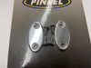 Pingel Billet Aluminum Mirror Block Offs Honda CBR1000RR (04-07), polished aluminum mirror block off caps with screws.