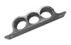 DME Remote Pressure Sensor Mount, metallic bracket with three circular openings for pressure sensor installation, precision-machined and durable.